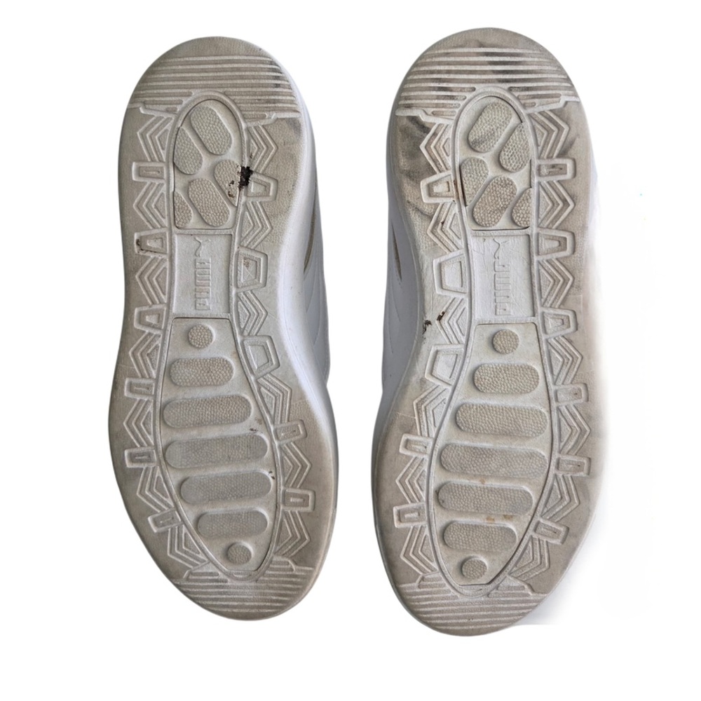 Puma Women's Gold Accent White Sneakers - Picture 3 of 6